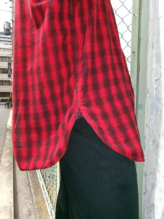 40s 5Brother printed flannel shirt