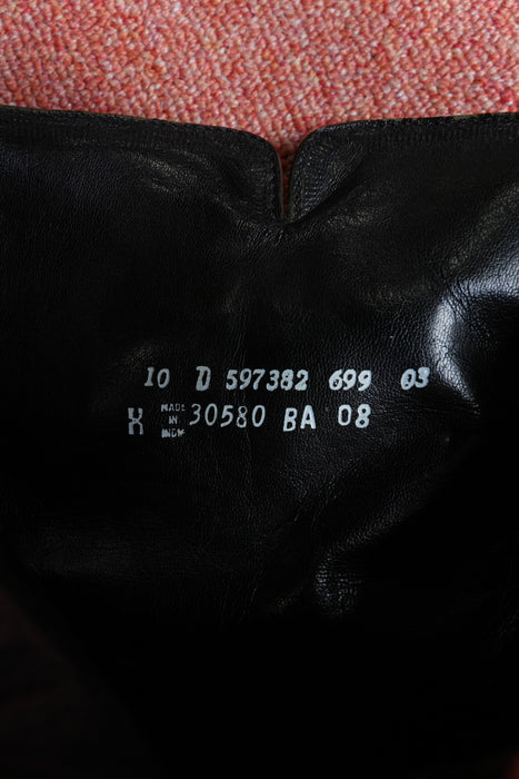 90s FLORSHEIM U tip sidezip boots