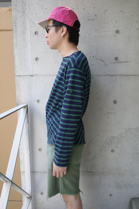 NAM Banana Basque Shirts NAVY/GREEN size1
