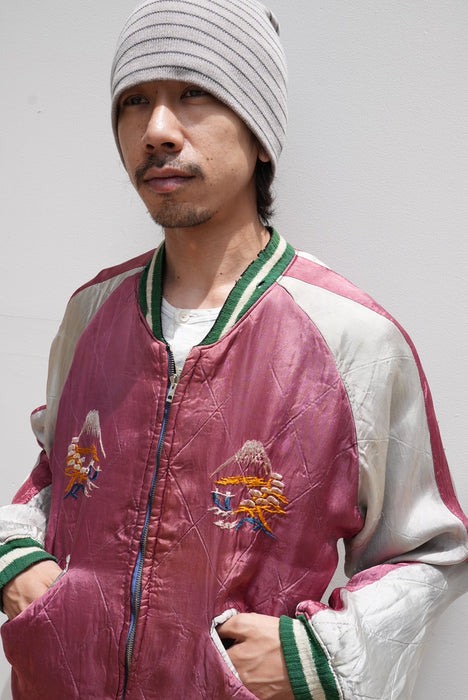 50s satin souvenir jacket