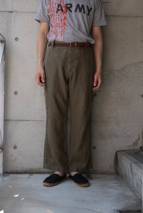 00s BANANA REPUBLIC linen cargo pants