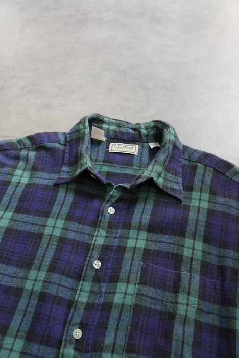 90s L.L.Bean blackwatch flannel shirt