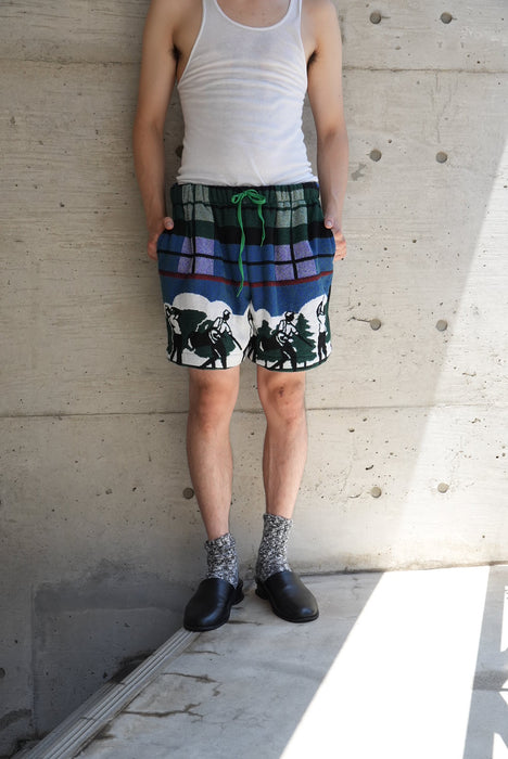 remake jaquard shorts