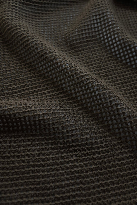 HAPPYEND mesh tee Olive