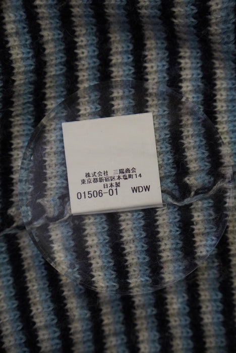 00s BURBERRY border alpaca knit