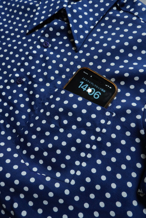 70s Richman BROTHERS polka dot shirts