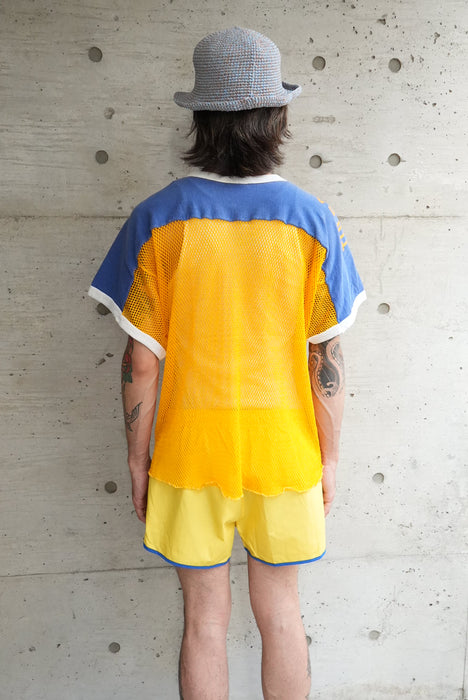 70s RUSSELL mesh football tee