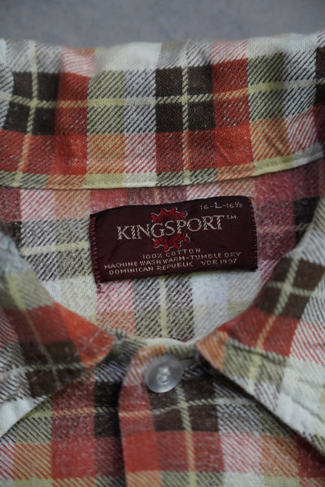 70s KINGSPORT print flannel