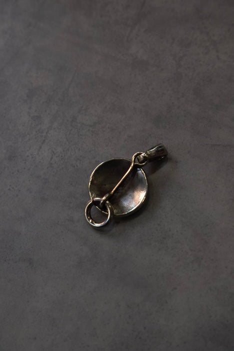 handmade silver charm "peace"