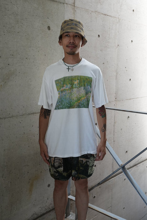 90s Claude Monet "The Artist’s Garden at Giverny "tee