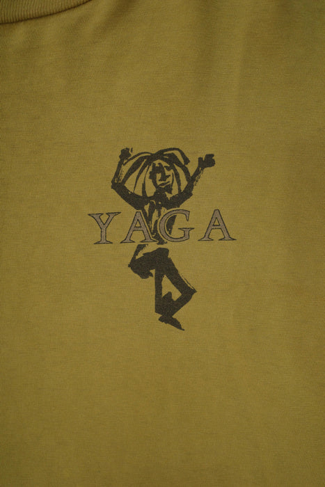 90s YAGA print long sleeve tee