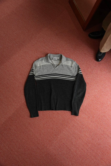80s JUSTIN BLAKE skipper knit