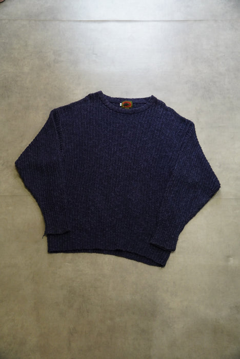 90s low-gauge linen knit