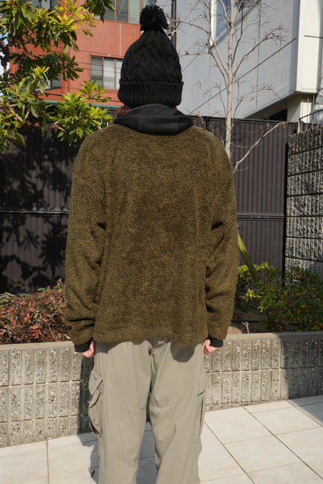 90s EMS mock neck boa fleece