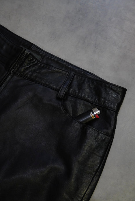 90s BANANA REPUBLIC leather pants