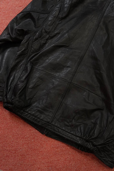 90s TOMMY HILIGER leather jacket