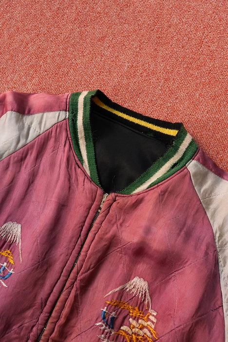 50s satin souvenir jacket