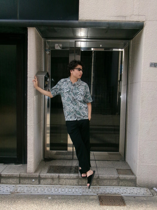 90s STUSSY seersucker aloha
