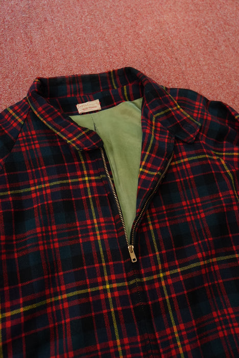 6.70s tartan check wool sports jacket