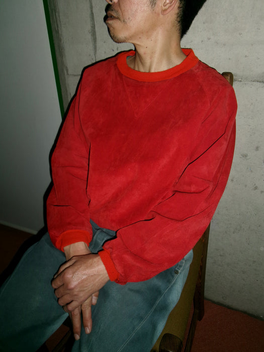 00s BREIER of AMSTERDAM suede sweat
