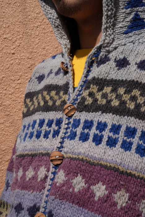 80s Foreign Affair Ecuador knit hoodie