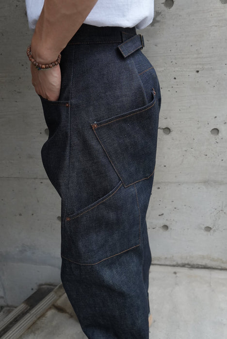 HAPPYEND drape painter denim