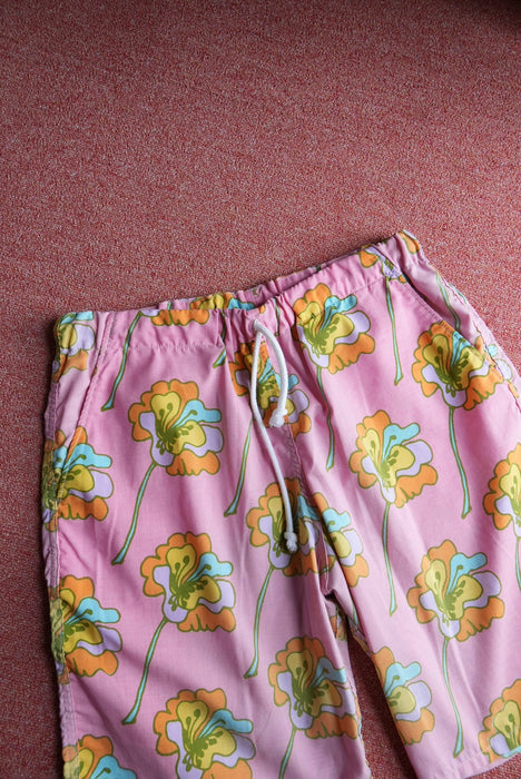 70s PeterMax fabric easy shorts