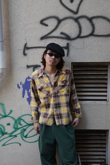 4.50s SEDGWICK print flannel shirt
