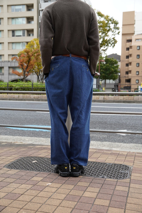 90s LANDS'END denim slacks