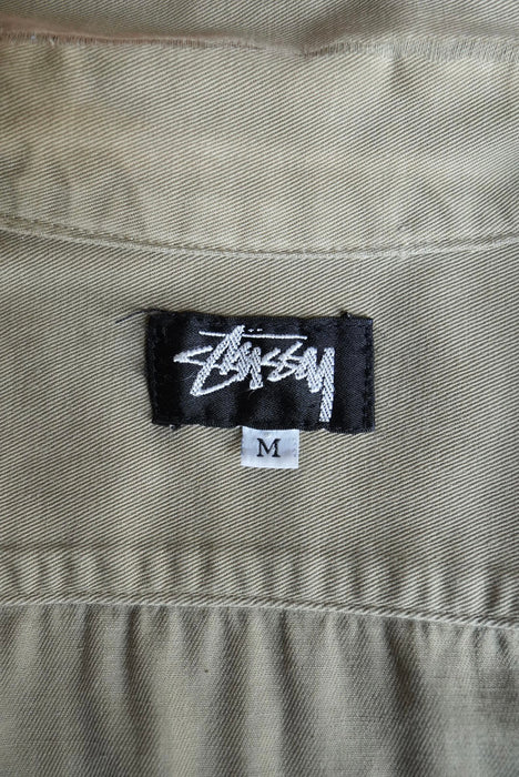80s STUSSY cotton sports jacket