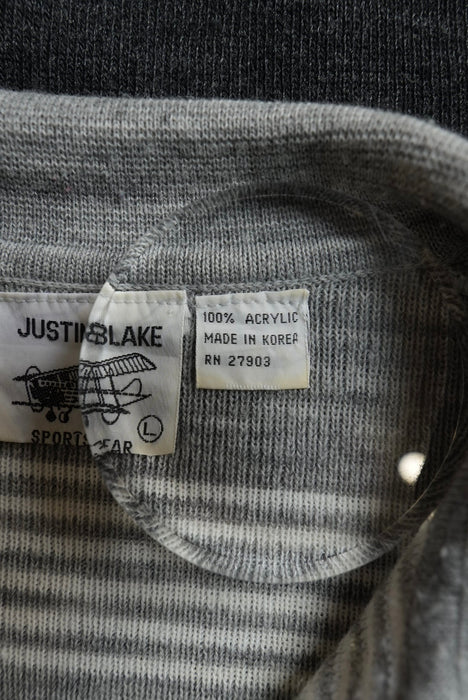 80s JUSTIN BLAKE skipper knit
