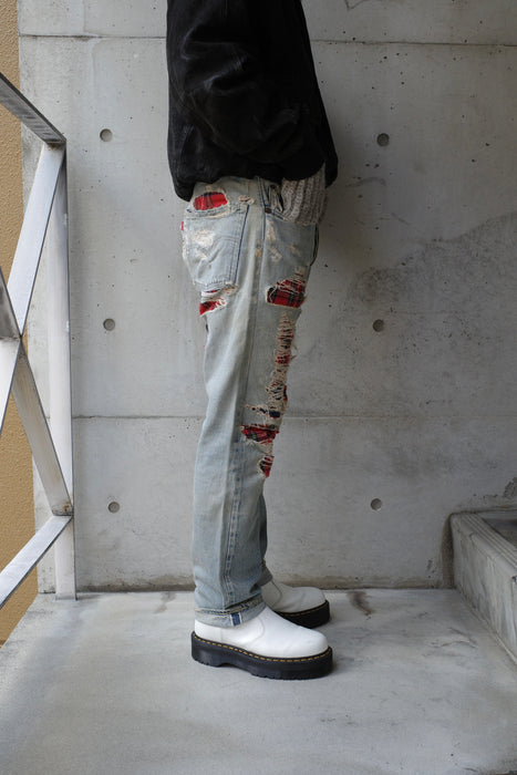 70s Levi's 501 U.K custom denim