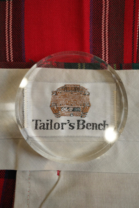 70s Tailor's Bench tartan check slacks