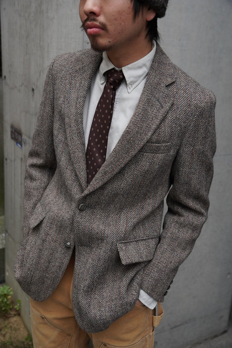 80s Harris Tweed tailored