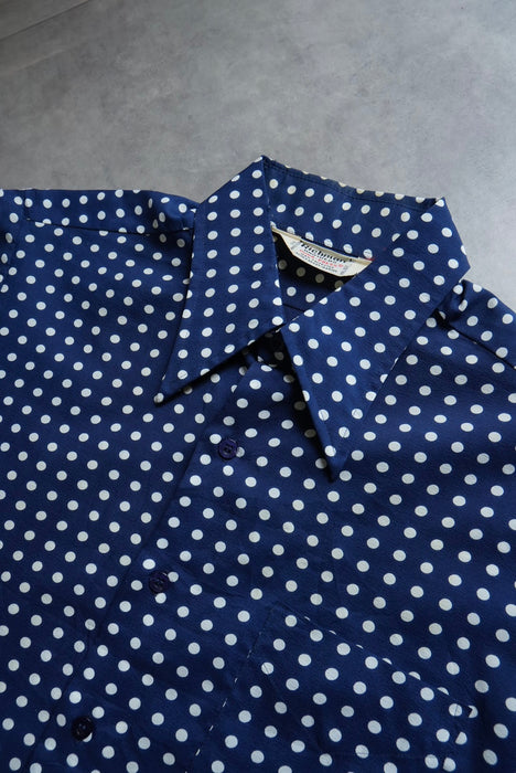 70s Richman BROTHERS polka dot shirts