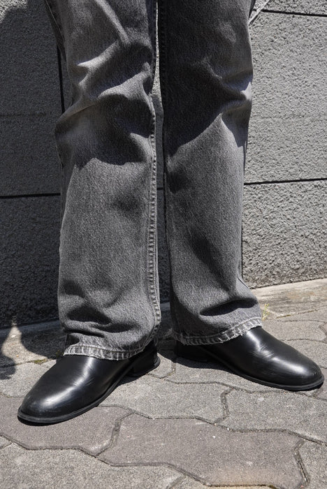 90s Levi's 517 yarn-dyed black denim