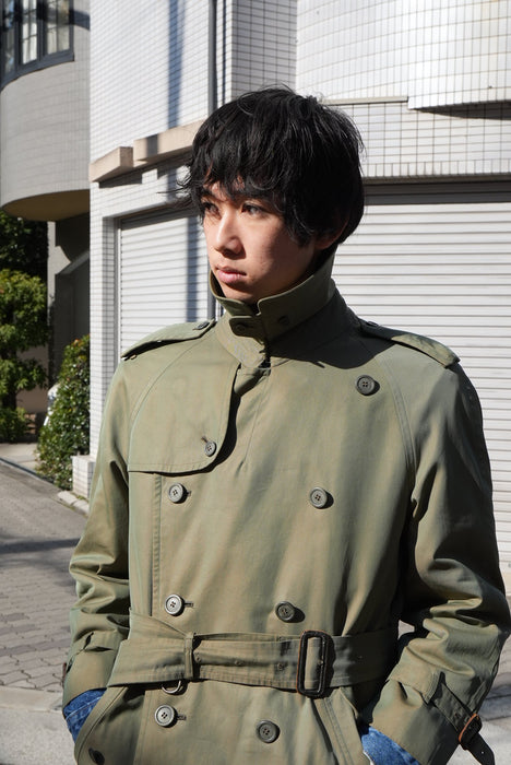 80s Burberrys’ 玉虫 trench coat