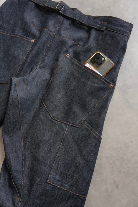 HAPPYEND drape painter denim