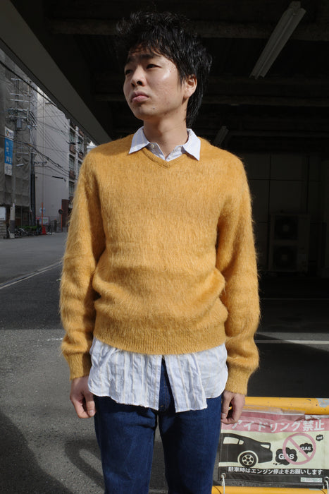 60s SEARS mohair v-neck sweater