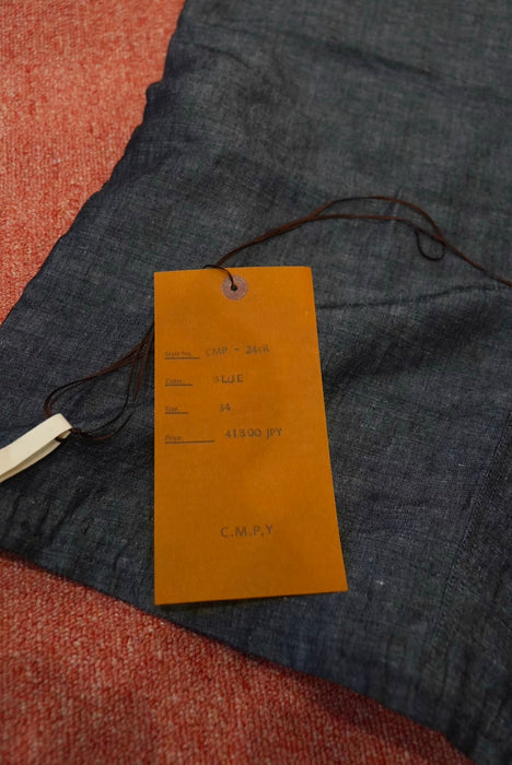 C.M.P.Y 24YR BLUE Linen×Banboo 32inch