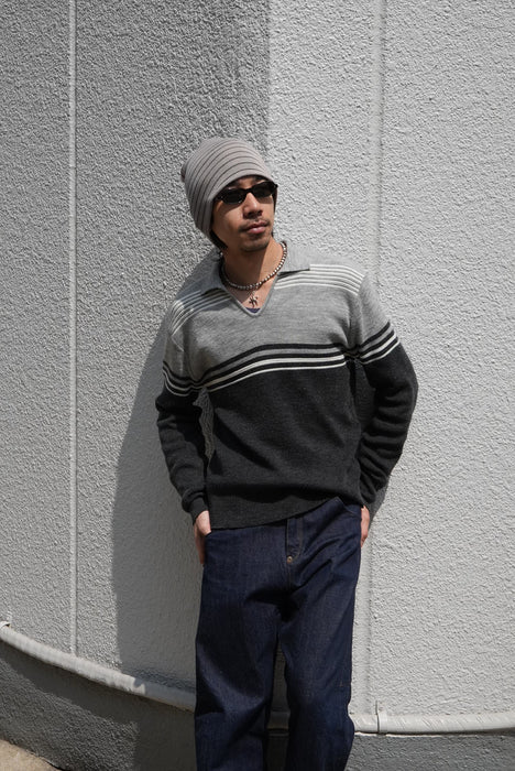 80s JUSTIN BLAKE skipper knit