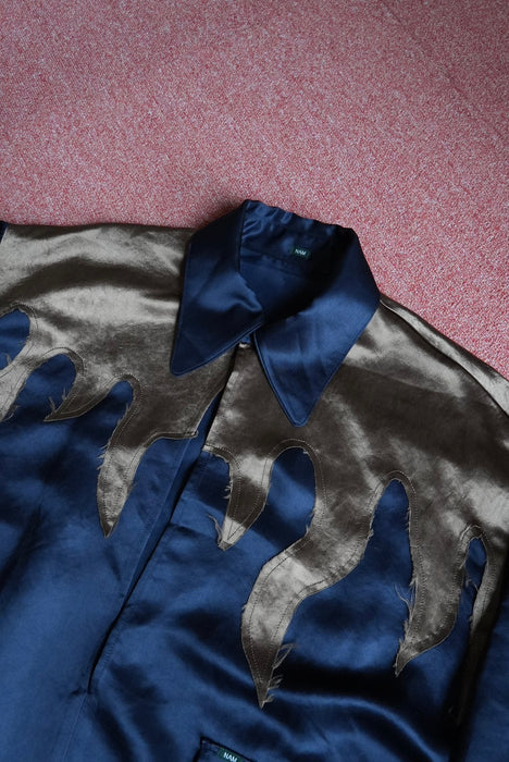 NAM Bellows Skipper Shirts-fire Midnight