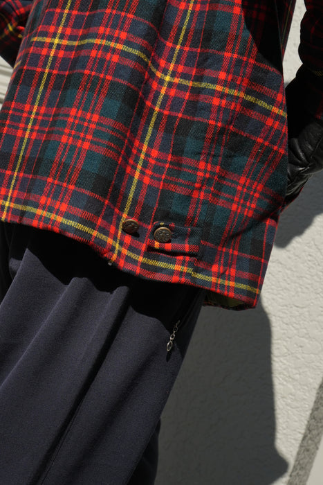 6.70s tartan check wool sports jacket