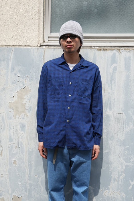 60s Hathanay cotton check shirt