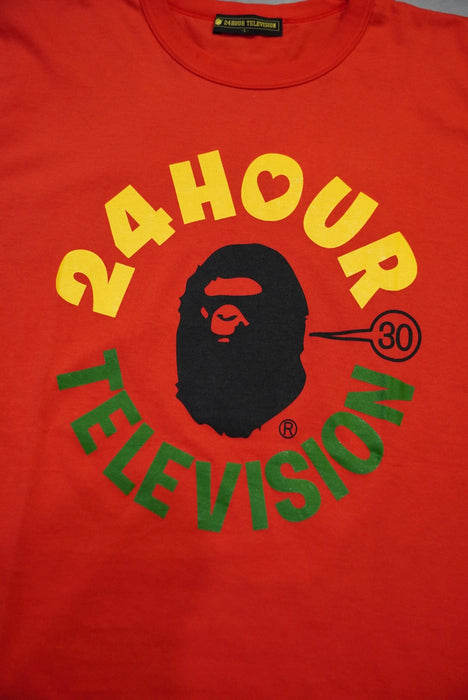 00s A BATHING APE × 24H TV 30周年tee