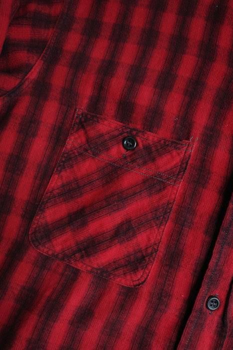 40s 5Brother printed flannel shirt