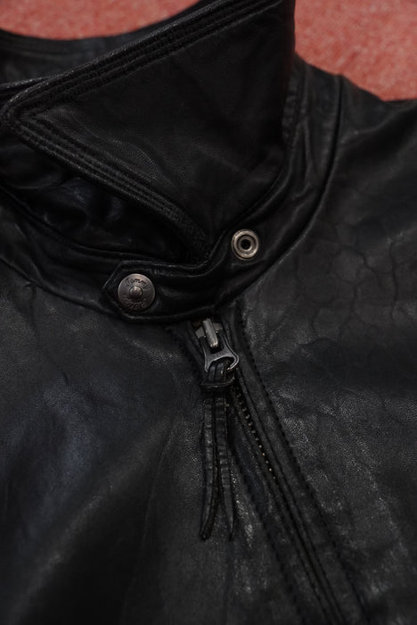 90s TOMMY HILIGER leather jacket