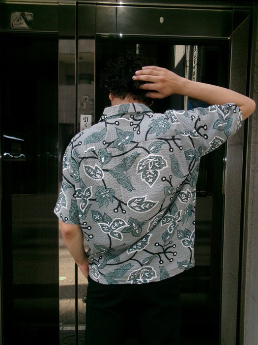 90s STUSSY seersucker aloha