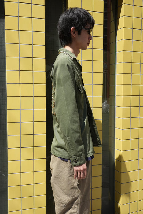 80s U.S.ARMY studs custom shirt jacket