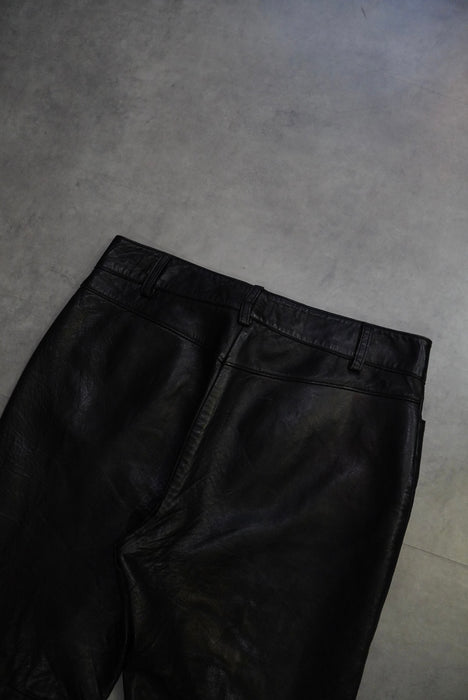 90s BANANA REPUBLIC leather pants